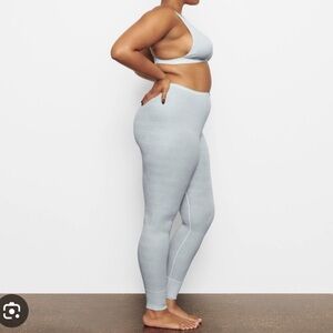 Skims Blue Pointelle Pajama Set Intimates & Sleepwear